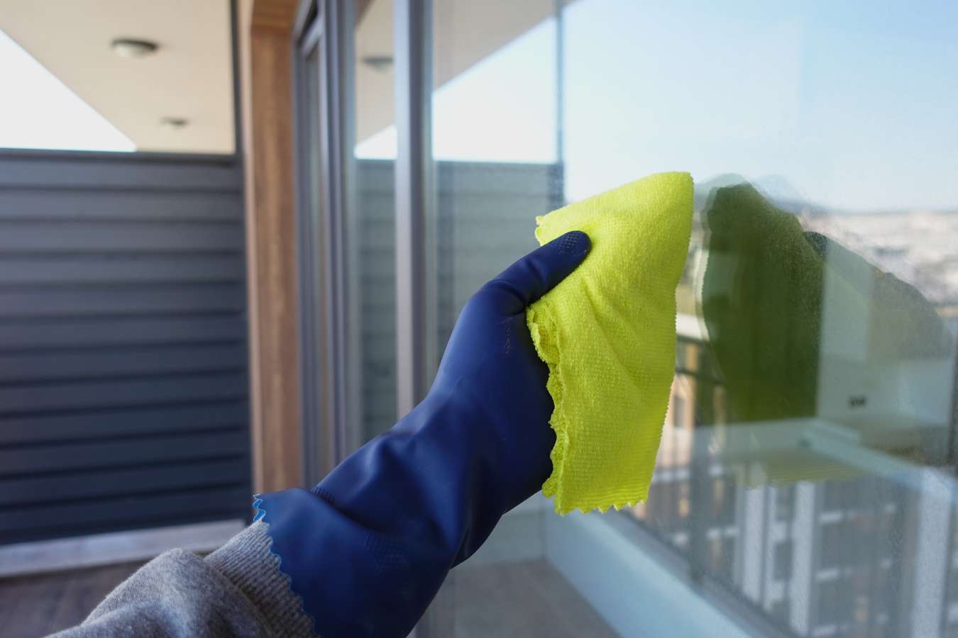 Balcony Cleaning Process